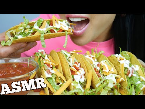 ASMR HOMEMADE TACO (CRUNCHY EATING SOUNDS) NO TALKING | SAS-ASMR