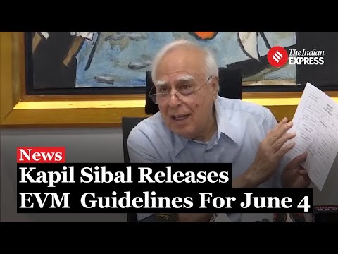 Lok Sabha Election 2024: Kapil Sibal Issues Guidelines For EVM Verification Ahead Of Results
