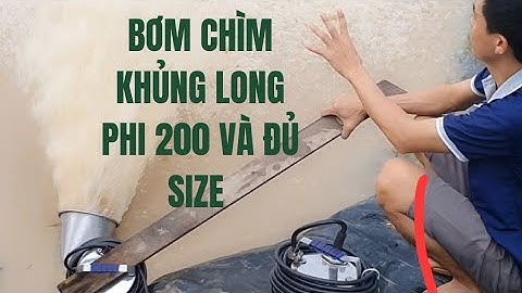 BƠM CHÌM KHỦNG LONG SIÊU TO PHI 200 VÀ ĐỦ SIZE 60, 90, 120, 150,...
