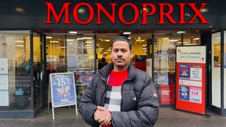Monoprix Supermarket In France November 2025