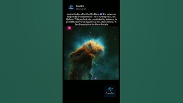 Evidence of Big Bang | 🌌 Universe’s First Elements | Hydrogen & Helium