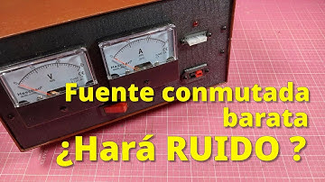 171 - EXPERIMENTO CON FUENTE ALIMENTACION BARATA 30 AMPERIOS. ¿GENERARA RUIDO?