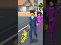 😱 Evil Police Kidnaps Sakura! 🤖 Yuta Robot Hero Saves Her! 💥😂 #Sakura #shorts #viral