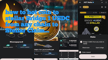 how to hot coin to stellar Bridge 1 USDC from any chain to Stellar Claim...  #hotcoinAirDrop #hot