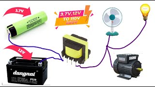 How To Make Inverter 3V To 220V With 1 Transistor, No Ic | Electronic Ideas