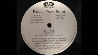 Break-Even Point - Is It You