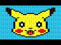 Logos Meet Pixel Art: Creating PIKACHU (Pokémon) | 1,024 Animated Logos