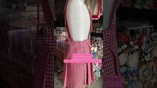 Red checkered uniform jumper at makapal ang tela