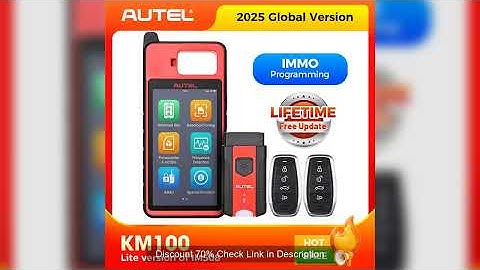 Autel MaxiIM KM100 Key Fob Programming Immobilizer Tool 2PCS Autel IKEY for 60s Key Generation OBD I