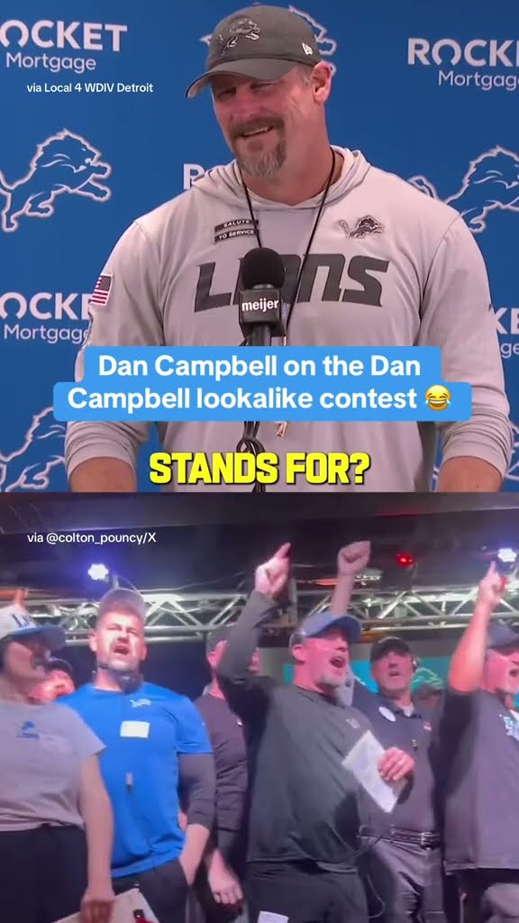 #dancampbell starter pack includes grit, a goatee, and a clipboard ?? #detroit #lions #nfl