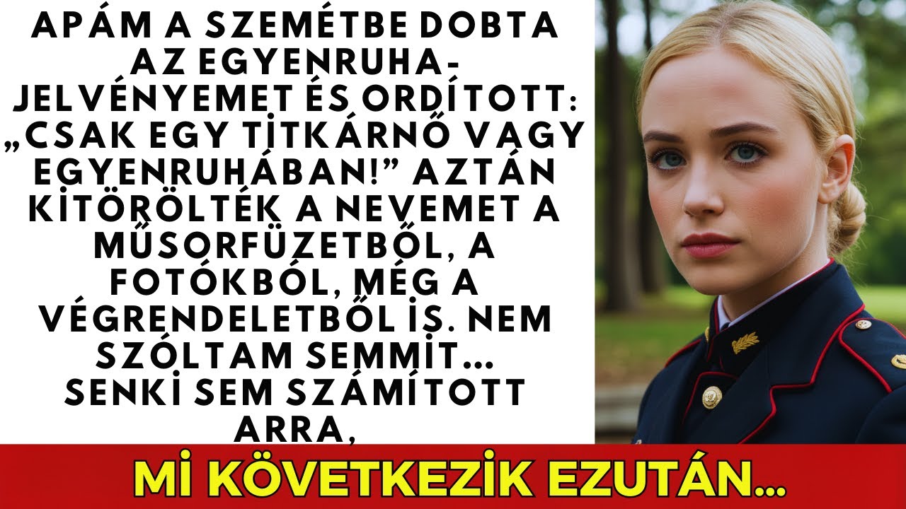 Apám „csak titkárnőnek” nevezett egyenruhában, kitagadott… aztán jött a fordulat.
