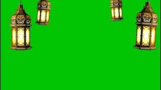 green screen Islamic lamp