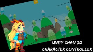 How to add UnityChan2D to the demo scenes - Moving Platform Maker 2D