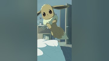 No more sleeping—Eevee is ready to start the day! 😄 #Eevee #PokemonSleep #Pokemon