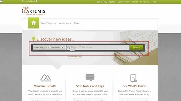 Gale Artemis: Primary Sources -- Searching