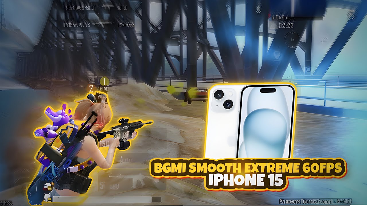 BGMI SMOOTH + EXTREME 60FPS GAMEPLAY TEST | IPHONE 15 - YouTube