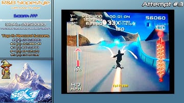 SSX 3 Mac Gameplay: R&B Slopestyle Run - 3,164,380 Points - (PB) Personal Best Run - July 15, 2017