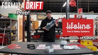 @formuladrift Prep Part 3-  Installing The Lifeline Fire Suppression System in my drift car!