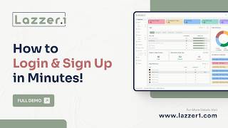 Lazzer.1 Signup & Login Tutorial | Get Started in 1 Minutes