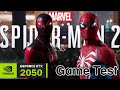 RTX 2050 Laptop : Marvel's Spider-Man 2 - 1080p, DLSS, Frame Generation