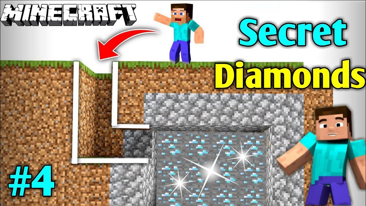 I FOUND SECRET DIAMOND CAVE | MINECRAFT GAMEPLAY HINDI | MINECRAFT #4 ...
