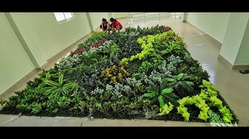 Hướng dẫn thi công tự làm Tường Cây Giả