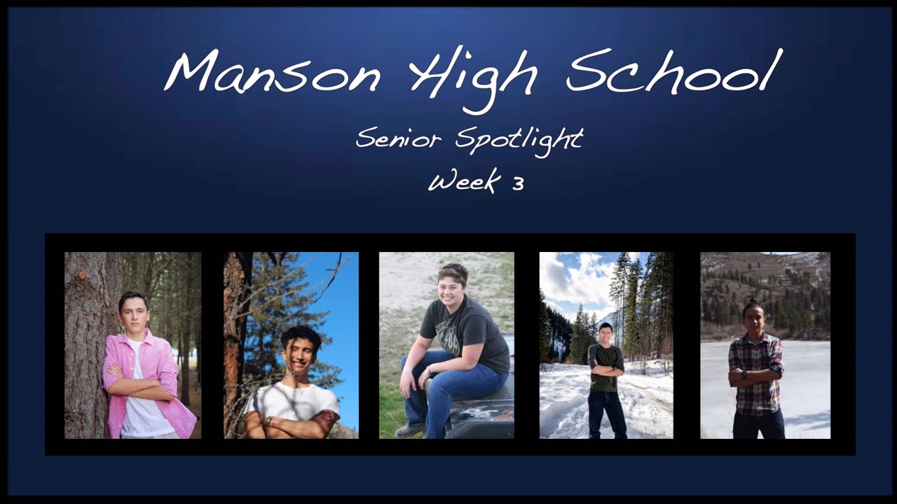 Week 3 Senior Recognition Manson High School YouTube