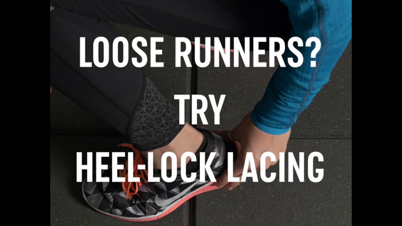 Lock lacing instructions for heel pain and other podiatry problems - YouTube