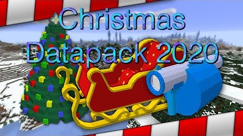 2020 Christmas Datapack (Snowball launchers, Christmas trees, and more!) | Datapack Demo