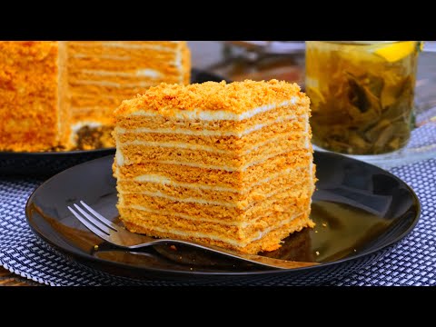 Ленивый «МЕДОВИК». | Без раскатки коржей! За 30 минут | Кулинарим с Таней