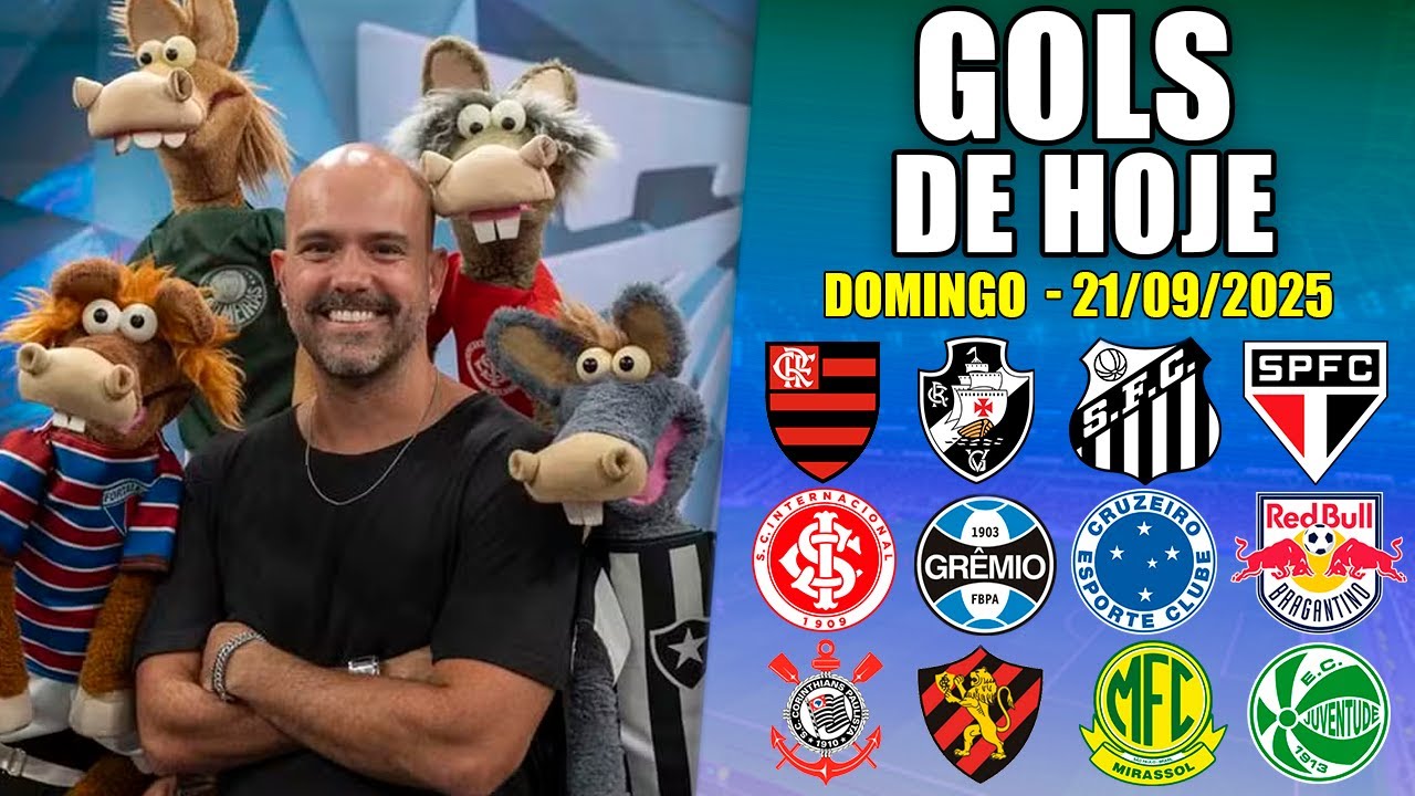 ⚽️ TODOS OS GOLS DESTE DOMINGO 21/09/2025 GOLS DO BRASILEIRÃO SÉRIES A, B, C E COPAS ESTADUAIS