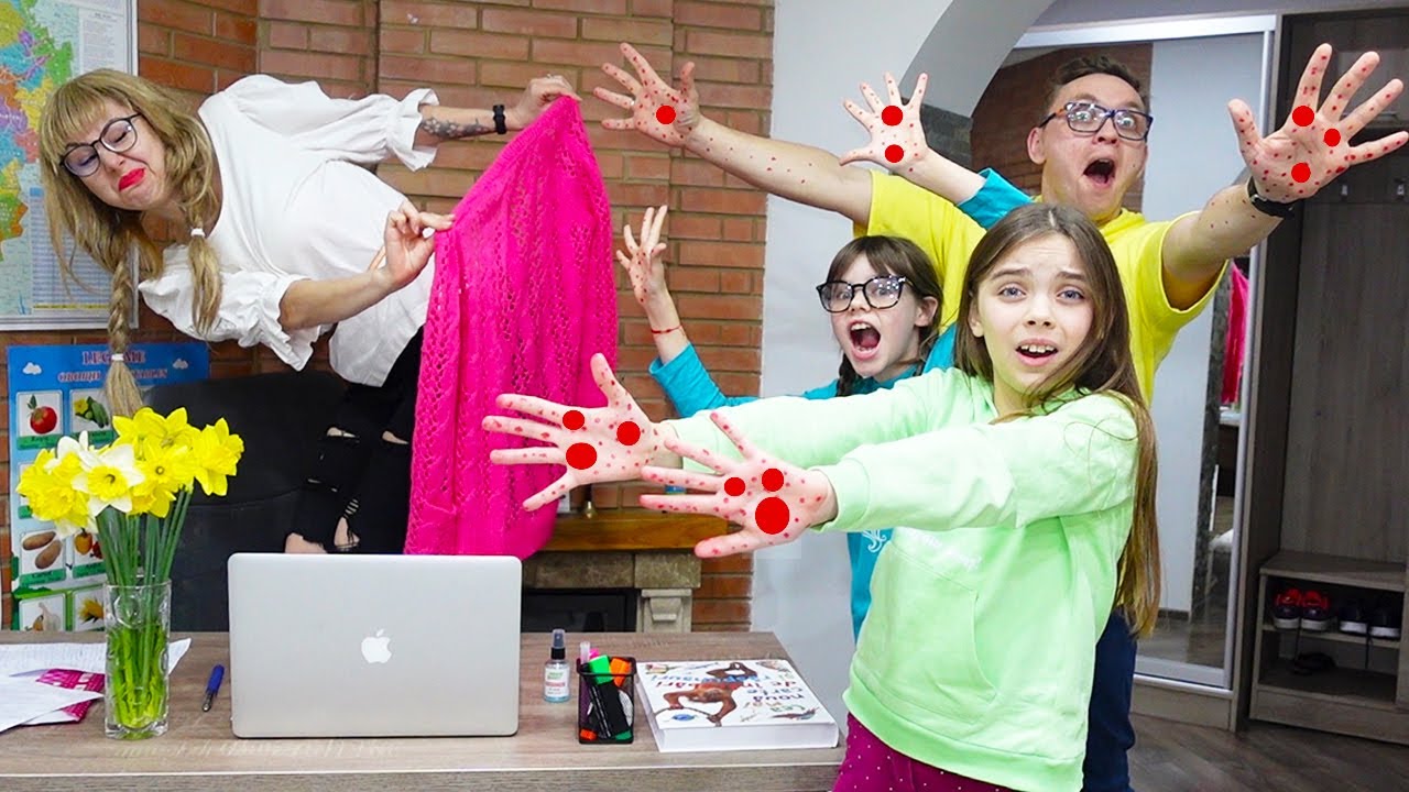 TOATA CLASA s-a MOLIPSIT de RÂIE (bubițe )