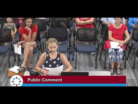 9岁小女孩质问学区：BLM海报是咋回事？（中文字幕 - CallVoter）