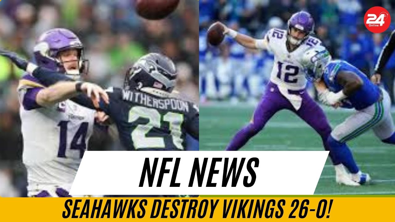 Seahawk Destroy Seahawks DESTROY Vikings 26-0! (But Darnold Was... Yikes 😬) - YouTube