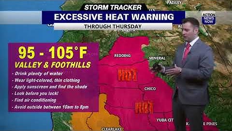 Storm Tracker Forecast: Excessive Heat Warning continue through Thursday