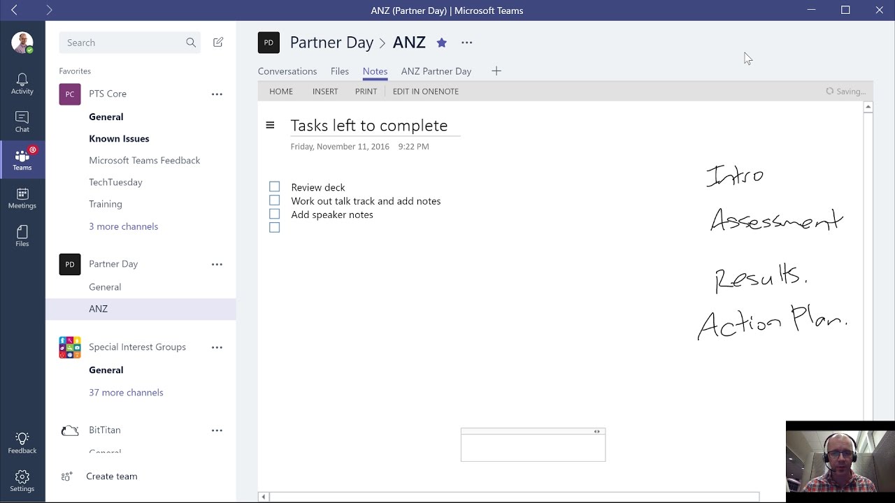 Microsoft Teams - Using OneNote with your team - YouTube