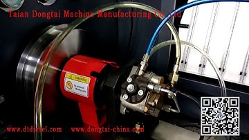 CR918 common rail test bench ,HP3  pump test video