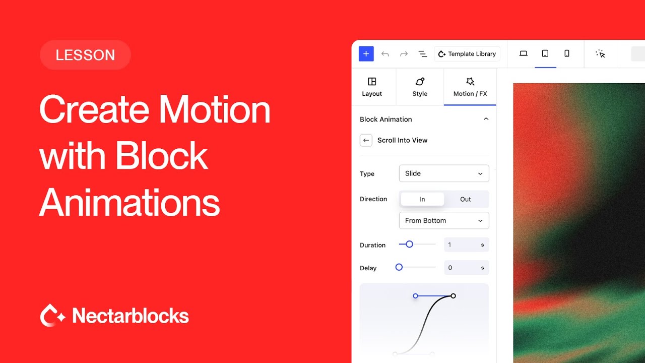 Create Motion with Block Animations - YouTube