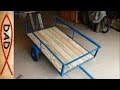 DIY lawn mower trailer / garden cart DIY lawn mower trailer / garden cart