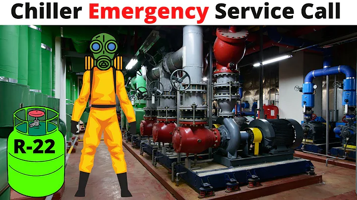 HVACR: Chiller Service Call (No Cooling/Refrigerant Leak) Industrial Refrigeration Training