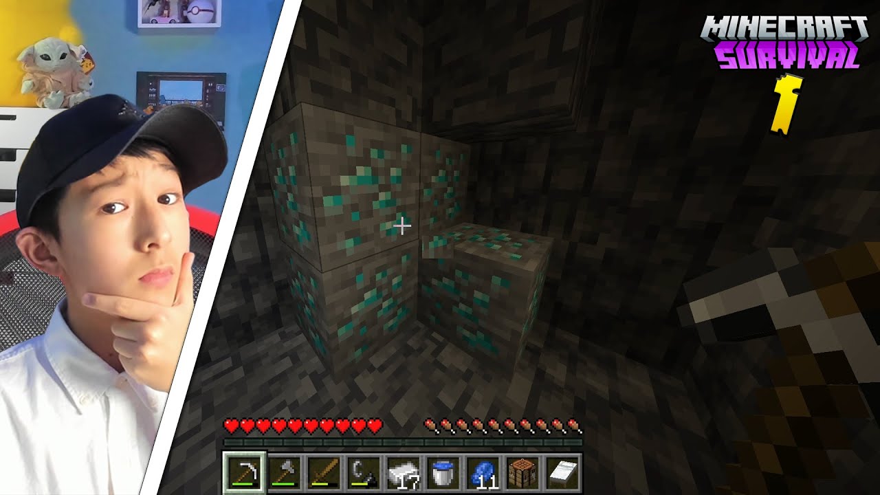 Playing Minecraft for the First Time! [Minecraft Survival #1] - YouTube