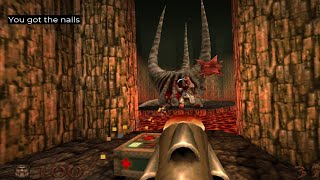 quake 1 remastered Episode 4 the Elder world, and the last boss shub niggurath