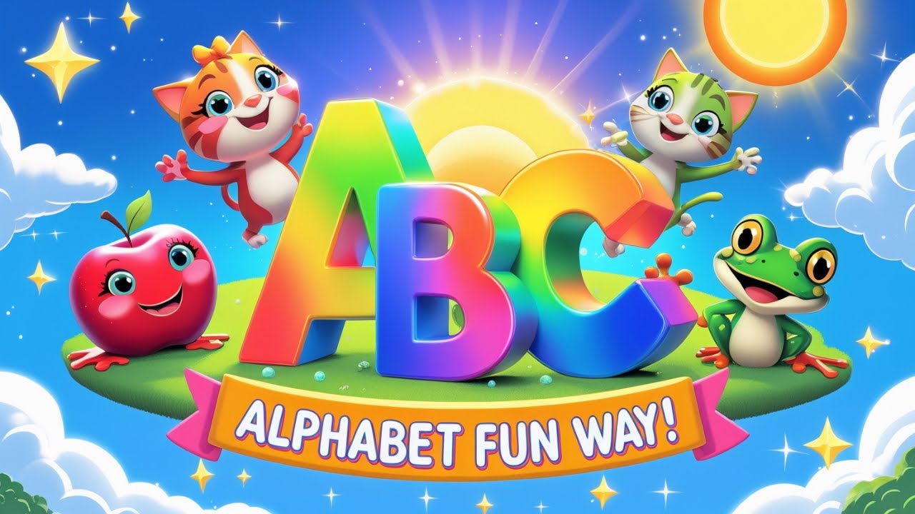 ABC Alphabet Fun kids Nursery rhyme@Funtime4545-t8k - YouTube