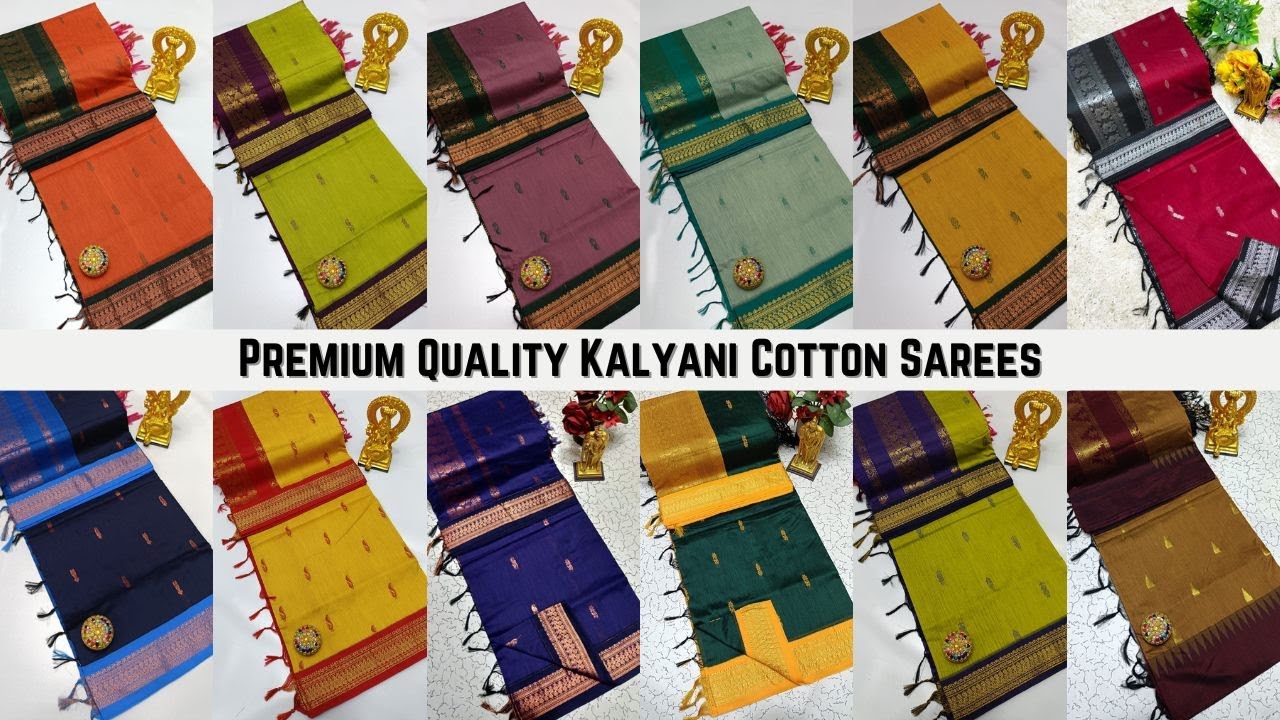 Premium Quality Kalyani Cotton Sarees 