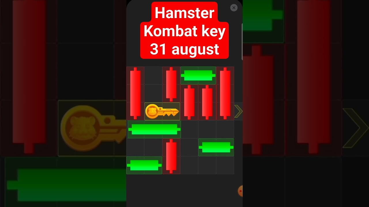 Hamster Kombat Key 31 august. 