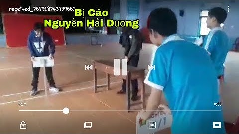 Khi Bao Thanh Thiên Xử Án Nguyễn Hải Dương | Phiên Bản Học Sinh Lớp 9