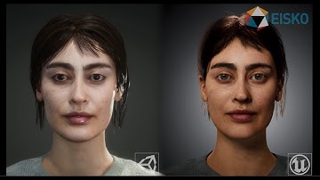 Free UE5 and Unity2022 projects of Louise, a Real-Time Digital Human by Eisko