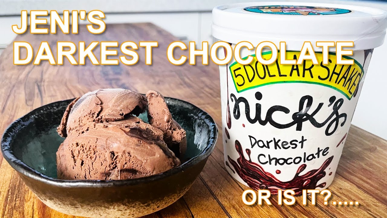 Jeni's Darkest Chocolate (only better) darkest chocolate ice cream