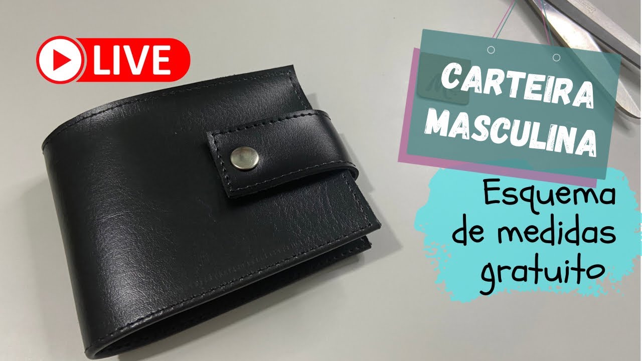Carteira Masculina Muito Fácil - Costura Criativa DIY