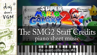 "Staff Credits" (from "Super Mario Galaxy 2") || Piano Sheet Music! :) chords